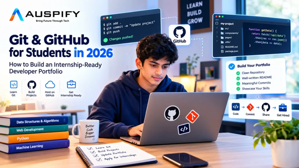 Git & GitHub for Students building an internship-ready developer portfolio
