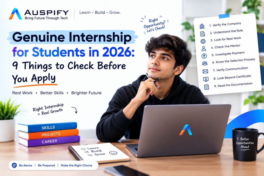 genuine internship for students